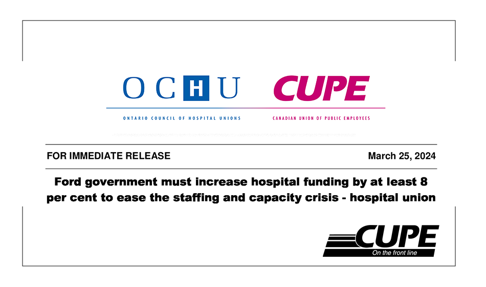 March 25, 2024, Media Release