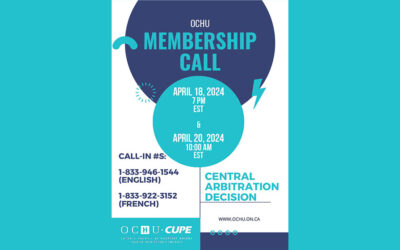 Central Abritration Membership Call