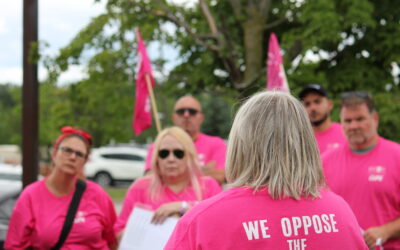 Hospital workers to stage anti-privatization demonstration at Hamilton MPP’s constituency office on Wednesday in response to government expansion of private, for-profit healthcare services