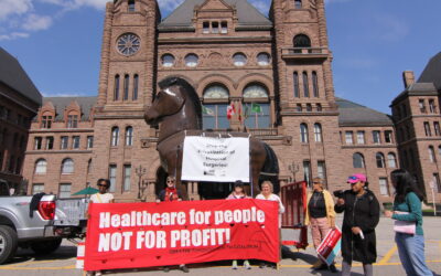 Giant Trojan Horse to visit Peterborough Regional Health Centre tomorrow: OCHU-CUPE and the Ontario Health Coalition call for ending privatization of hospital surgeries