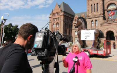 Giant Trojan Horse to visit Lakeridge Health Oshawa on Thursday: OCHU-CUPE and the Ontario Health Coalition call for ending privatization of hospital surgeries