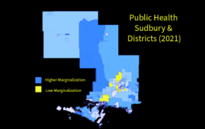 Sudbury Marginalization Map 2021