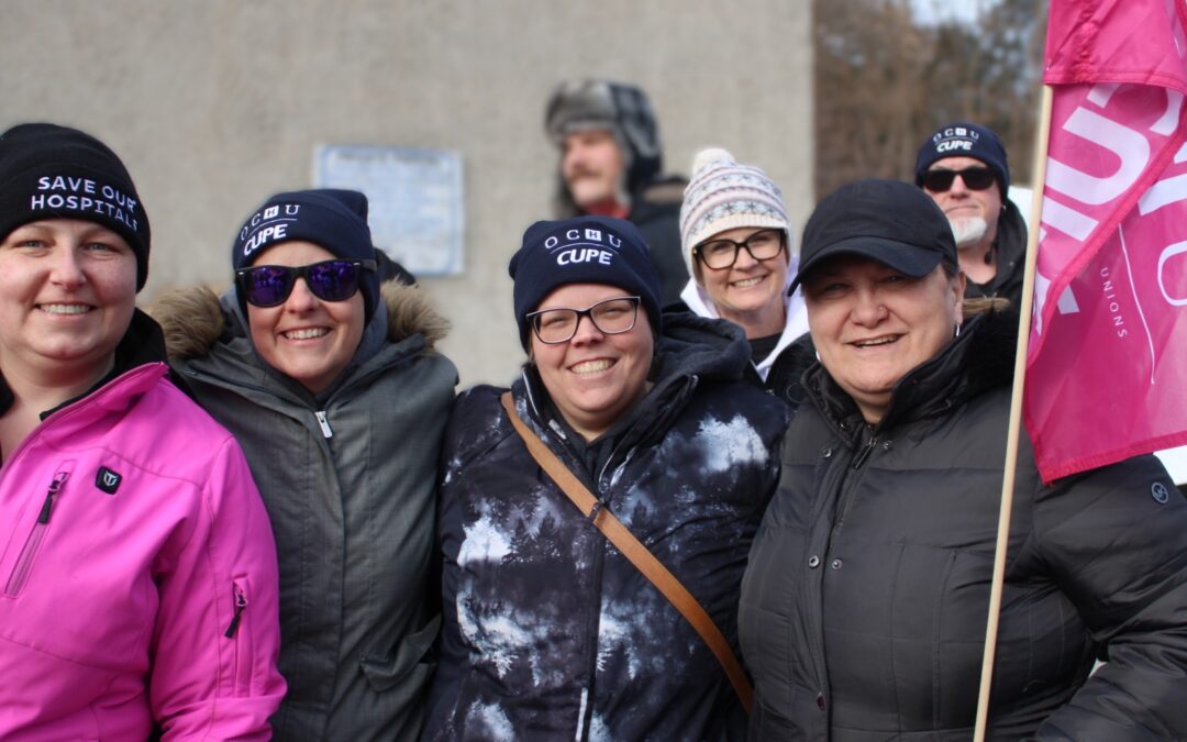 Group of women at a rally