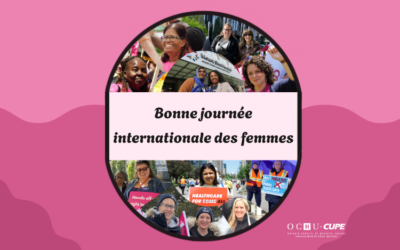 Bonne journée internationale des femmes