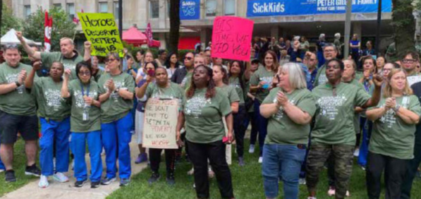 IMAGE: Leonora Foster at sick Kids Rally