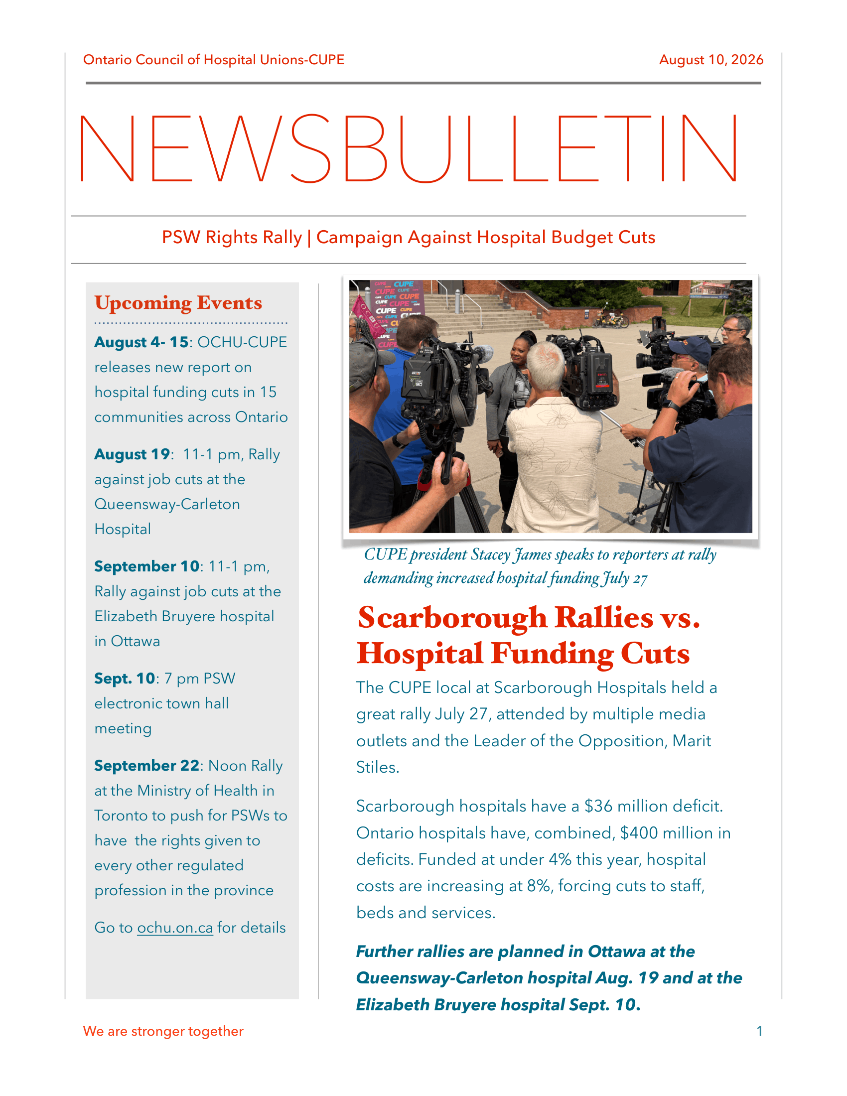 JULY 2025 NEWSLETTER