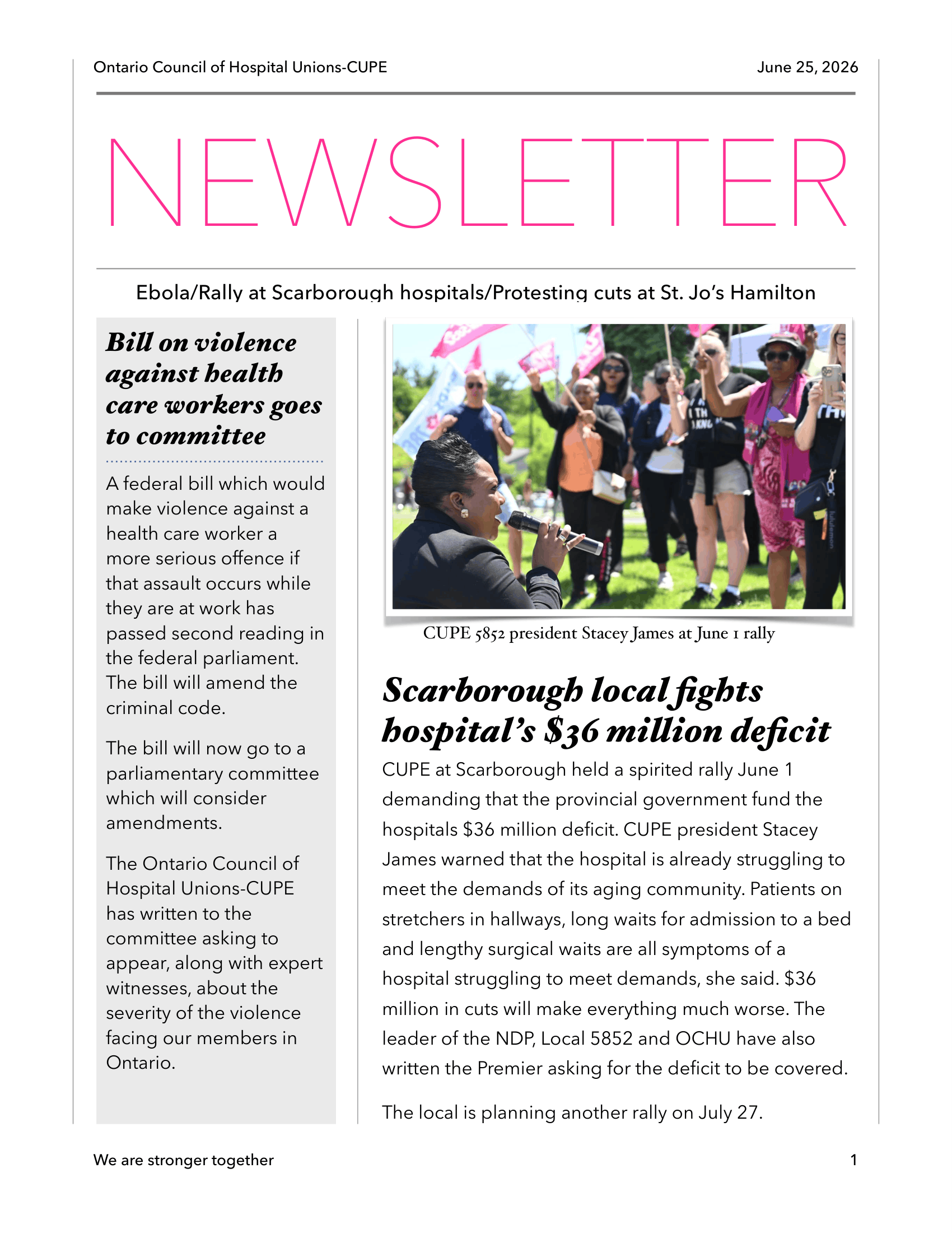 JULY 2025 NEWSLETTER